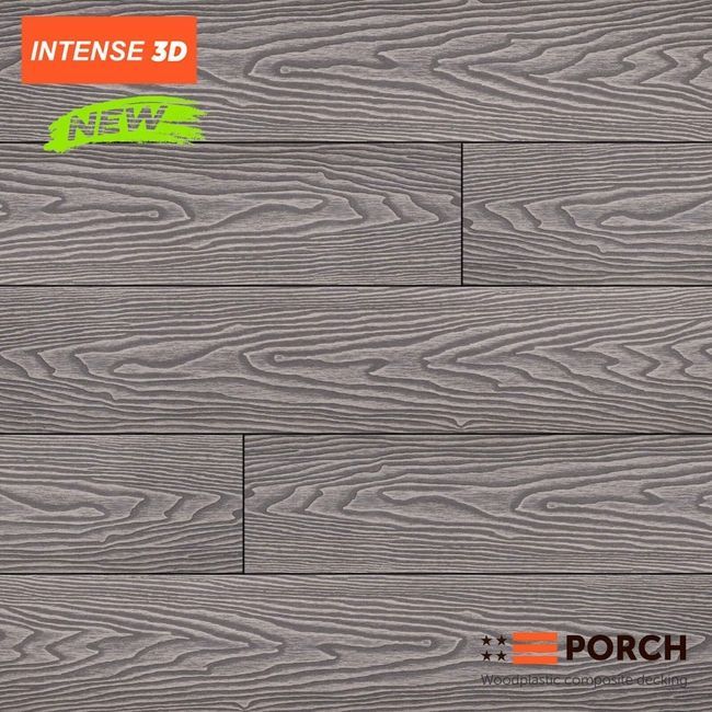 Терасна дошка: Porch INTENSE 3D Stone Gray