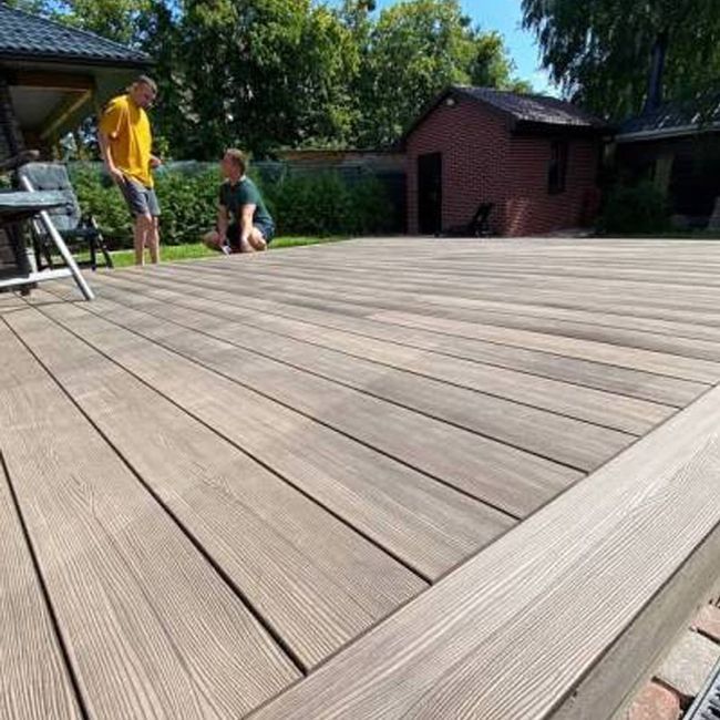 Терасна дошка: Renwood 3D MASSIVE Silver Teak
