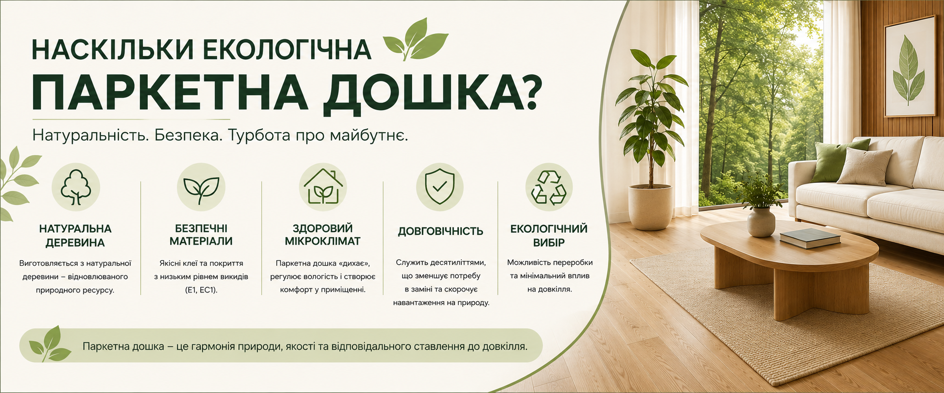 Насколько экологична паркетная доска
